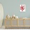 Stupell Industries Red Coral Sprig Canvas Wall Art Design by Patti Mann